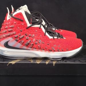 Lebron XVII, Size (10.5 Men), Red, Black, White, Never Worn but No Tags